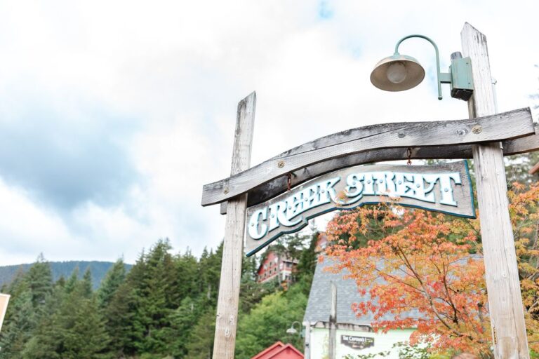 Creek Street in Ketchikan Alaska