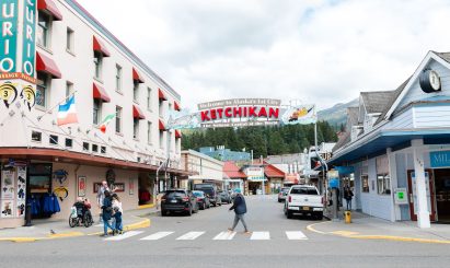 Downtown Ketchikan Alaska - Salmon Capital of the World